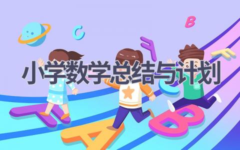 小学数学总结与计划(17篇精选范文）