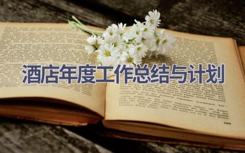 酒店年度工作总结与计划(18篇精选范文）