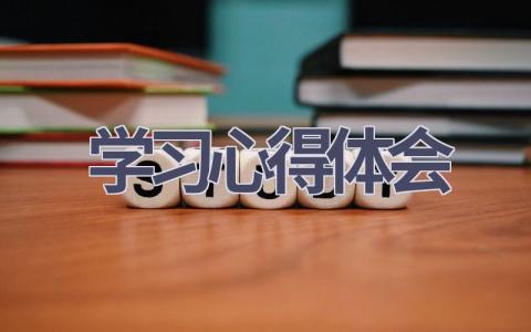 学习心得体会(10篇精选范文）